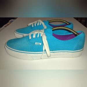 Vans lo aqua with purple sneakers size 11